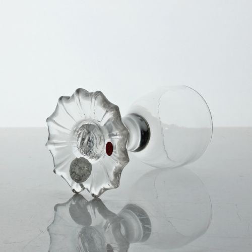 GEORGIAN PLAIN STEM FIRING GLASS WITH AN UNDERSEWN FOOT - ADDITIONAL PHOTO 2