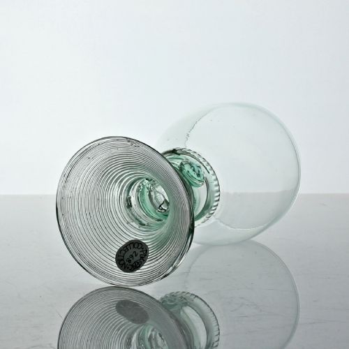 GEORGIAN LIGHT GREEN GLASS ROEMER - ADDITIONAL PHOTO 2