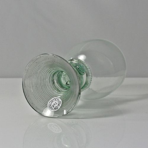 GEORGIAN LIGHT GREEN GLASS ROEMER - ADDITIONAL PHOTO 3
