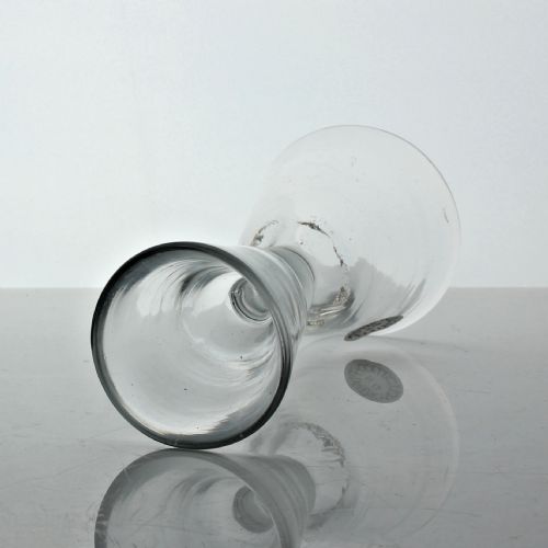 GEORGIAN DOUBLE BOWL BALUSTER WINE GLASS - ADDITIONAL PHOTO 4