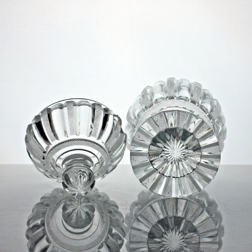 ASPREY CO GEORGIAN CUT GLASS PRESERVE POT - ADDITIONAL PHOTO 3