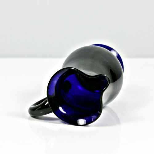 GEORGIAN SMALL BRISTOL BLUE PLAIN BOWL CREAM JUG - ADDITIONAL PHOTO 4