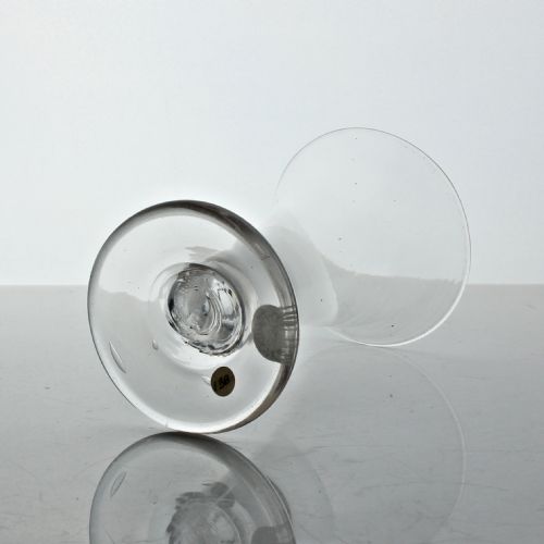 GEORGIAN ENGLISH PLAIN STEM FIRING GLASS TRUMPET BOWL - ADDITIONAL PHOTO 2