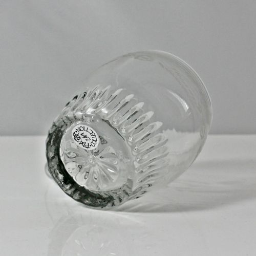 GEORGIAN SMALL MOULDBLOWN ENGRAVED BARREL BOWL TANKARD - ADDITIONAL PHOTO 4