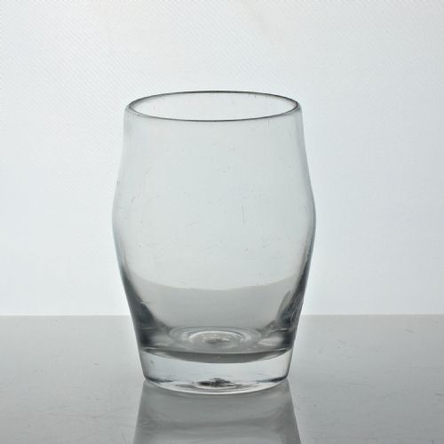 georgian plain barrel bowl tumbler - CATEGORY: ANTIQUE GLASS - DATED 18TH CENTURY