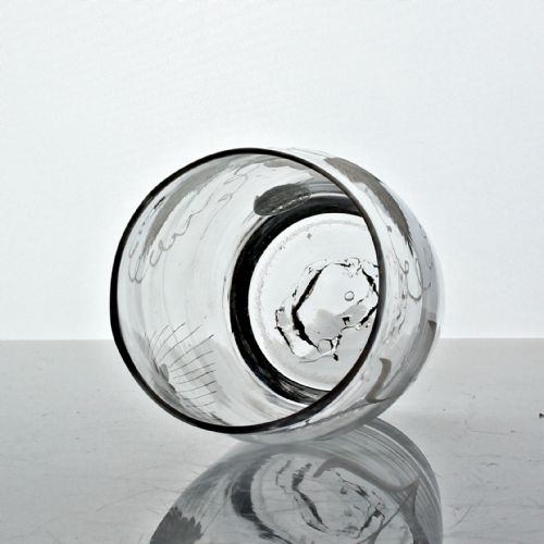 GEORGIAN HOP BARLEY ENGRAVED BARREL BOWL TUMBLER - ADDITIONAL PHOTO 2