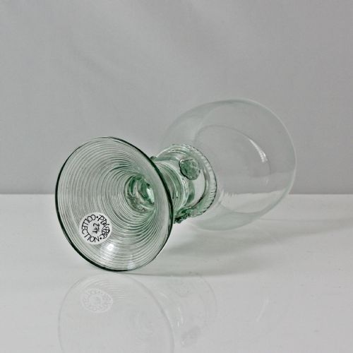 GEORGIAN LIGHT GREEN GLASS ROEMER - ADDITIONAL PHOTO 2