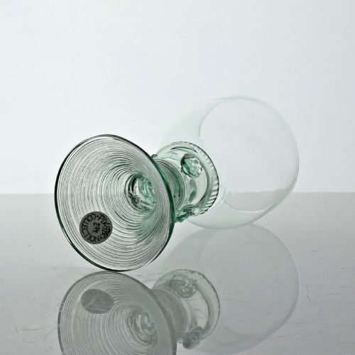 GEORGIAN LIGHT GREEN GLASS ROEMER - ADDITIONAL PHOTO 3