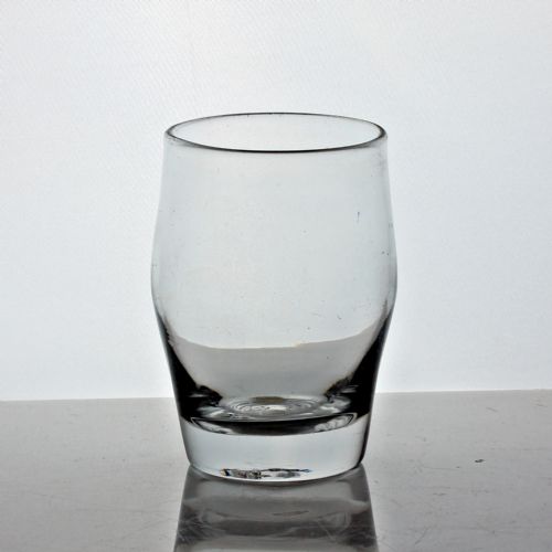 georgian plain barrel bowl tumbler - CATEGORY: ANTIQUE GLASS - DATED 19TH CENTURY