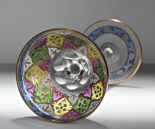 FRITZ HECKERT JODHPUR RANGE ENAMELLED CHAMPAGNE COUPE - ADDITIONAL PHOTO 1
