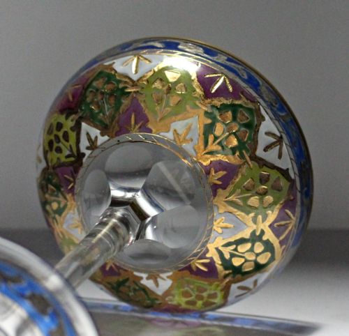 FRITZ HECKERT JODHPUR RANGE ENAMELLED CHAMPAGNE COUPE - ADDITIONAL PHOTO 3