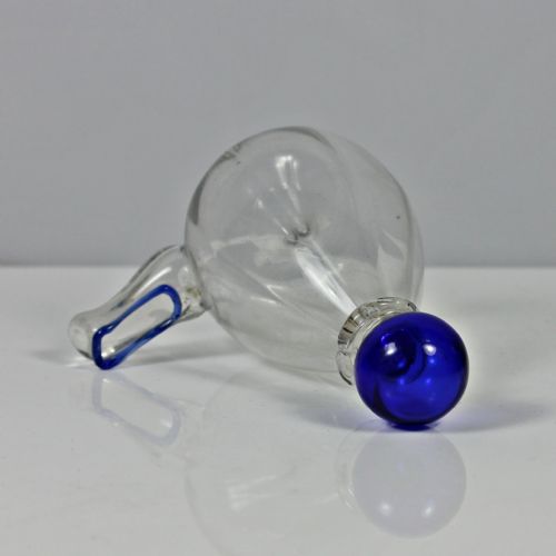 VICTORIAN BIRD FEEDER BLUE GLASS FINIAL - ADDITIONAL PHOTO 5
