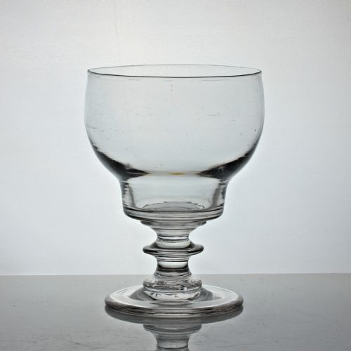georgian double ogee bowl large mixing rummer - CATEGORY: ANTIQUE GLASS - DATED 19TH CENTURY