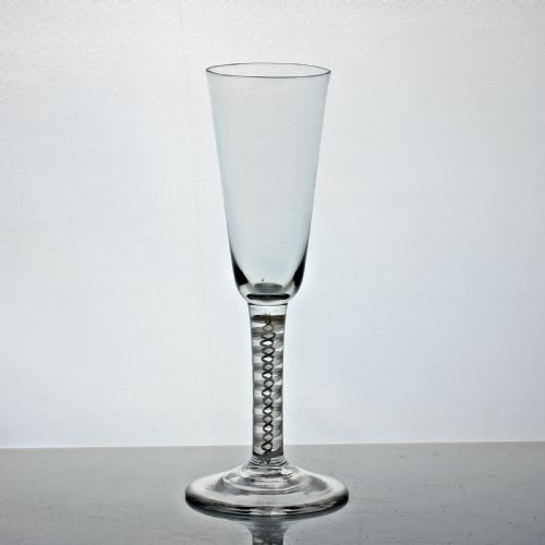 GEORGIAN DOUBLE SERIES OPAQUE TWIST ALE GLASS - ADDITIONAL PHOTO 1