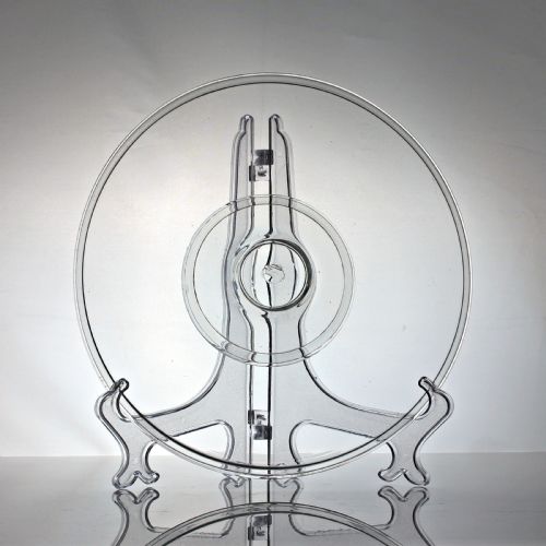 GEORGIAN FLAT GLASS TAZZA DOMED AND FOLDED FOOT - ADDITIONAL PHOTO 1