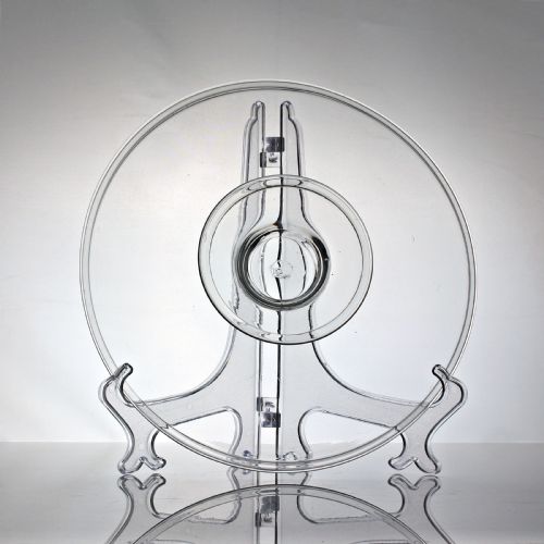 GEORGIAN FLAT GLASS TAZZA DOMED AND FOLDED FOOT - ADDITIONAL PHOTO 2