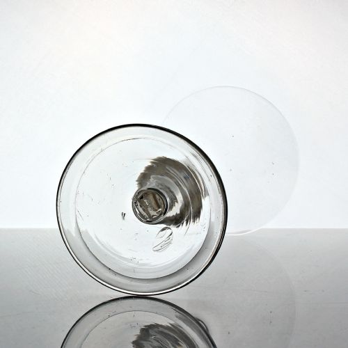 GEORGIAN BALUSTER KITKAT STYLE WINE GLASS - ADDITIONAL PHOTO 2