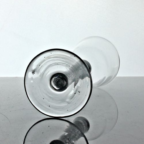 GEORGIAN ENGLISH DOUBLE SERIES OPAQUE TWIST WINE GLASS - ADDITIONAL PHOTO 3