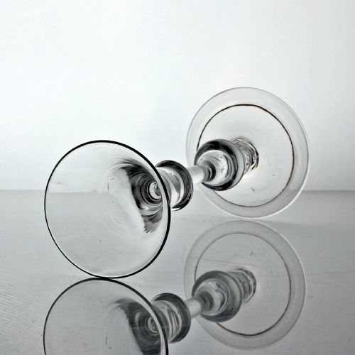 GEORGIAN BALUSTER WINE GLASS - ADDITIONAL PHOTO 1