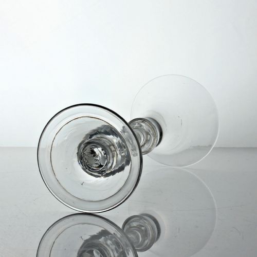 GEORGIAN BALUSTER WINE GLASS - ADDITIONAL PHOTO 2