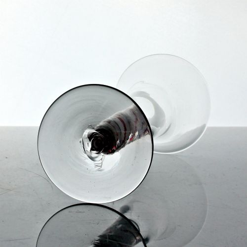 VICTORIAN CONTINENTAL PROBABLY DUTCH COLOUR TWIST WINE GLASS - ADDITIONAL PHOTO 2