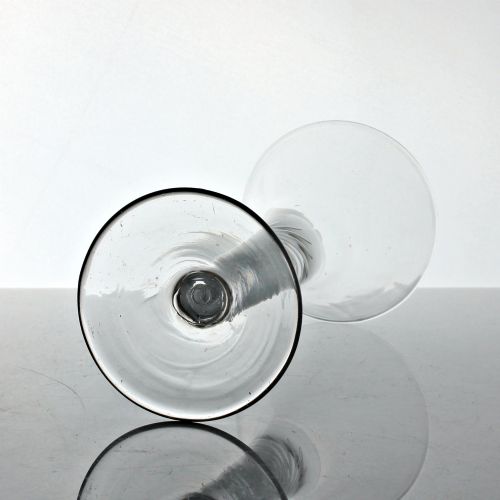 GEORGIAN ENGLISH MULTI SPIRAL AIR TWIST WINE GLASS - ADDITIONAL PHOTO 2