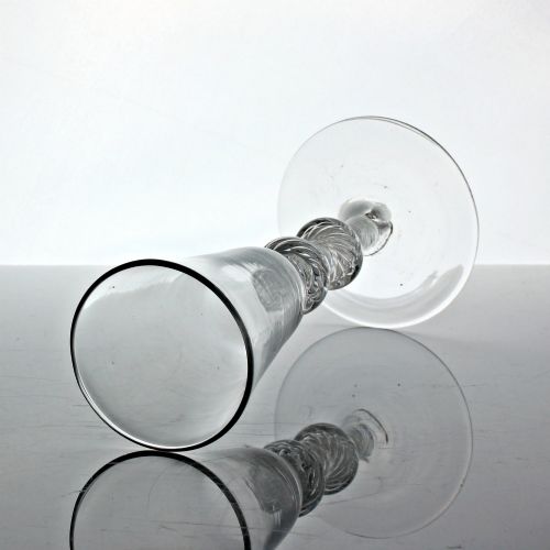 GEORGIAN MULTI SPIRAL AIR TWIST ALE GLASS - ADDITIONAL PHOTO 1