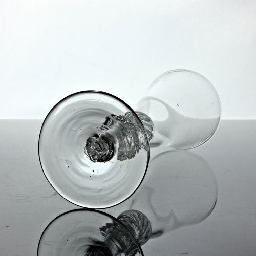 GEORGIAN MULTI SPIRAL AIR TWIST ALE GLASS - ADDITIONAL PHOTO 2