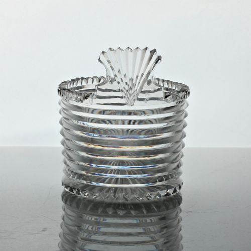 GEORGIAN IRISH PRISM CUT GLASS PIGGIN - ADDITIONAL PHOTO 2