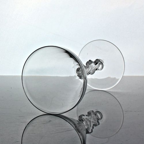 SET OF SIX PREWAR REN LALIQUE STRASBOURG WINE GLASSES MODEL 5085 - ADDITIONAL PHOTO 3