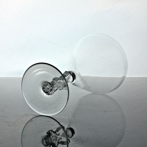 SET OF SIX PREWAR REN LALIQUE STRASBOURG WINE GLASSES MODEL 5085 - ADDITIONAL PHOTO 4