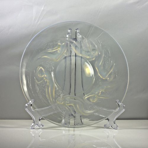 REN LALIQUE OPALESCENT ONDINES PLATE OR DISH - ADDITIONAL PHOTO 1