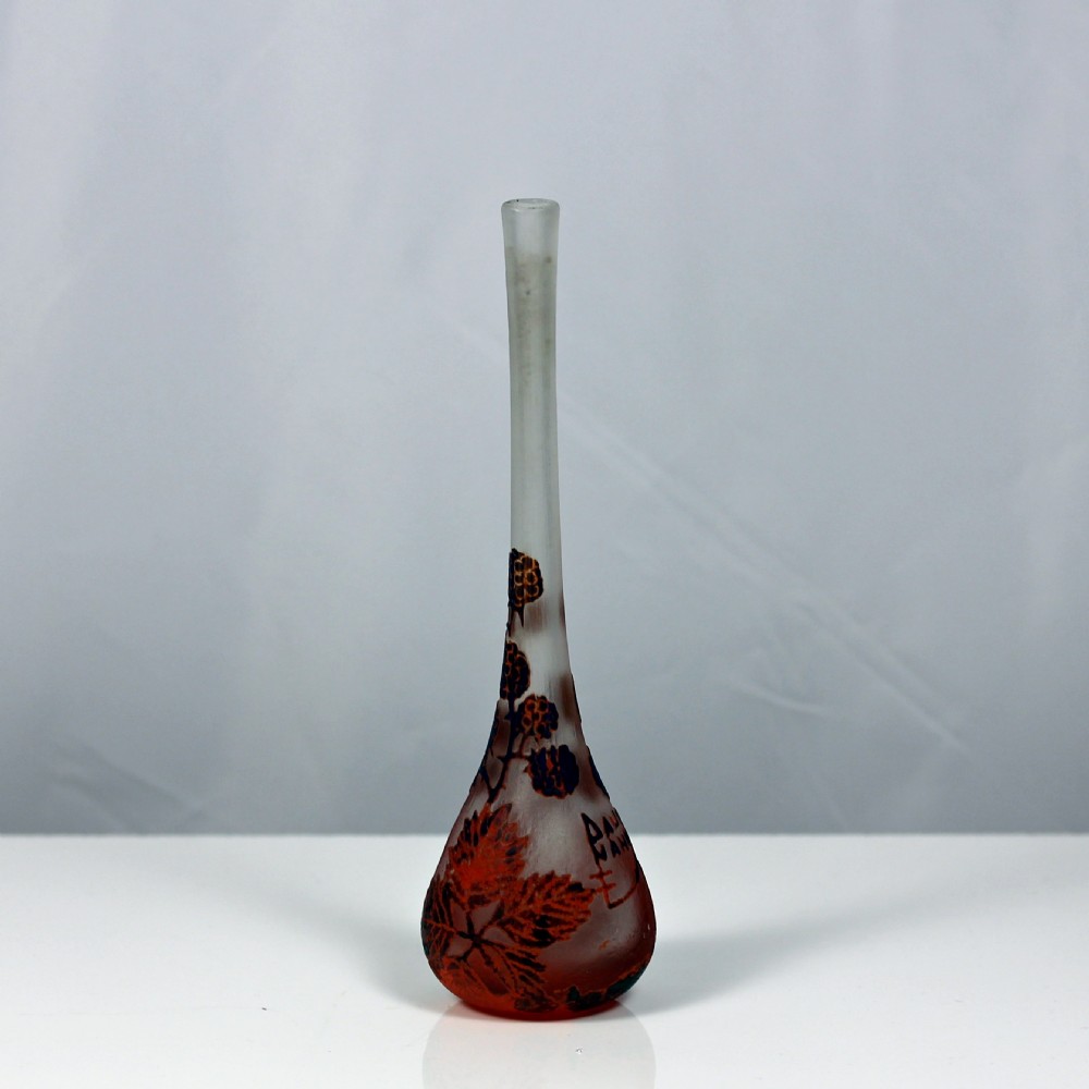 Daum, Nancy cameo glass solifleur vase View V