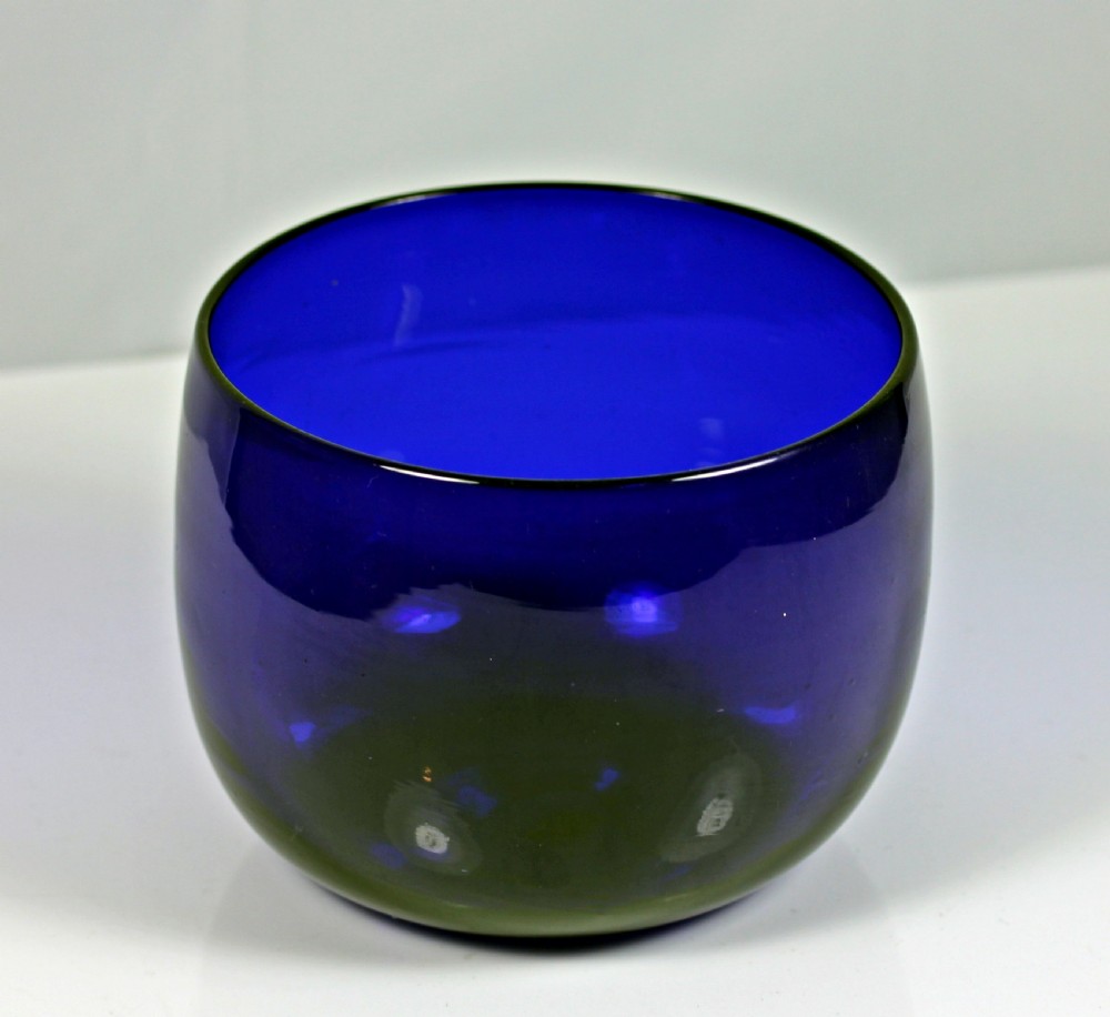William IV/early Victorian set of six Bristol blue finger bowls View IV