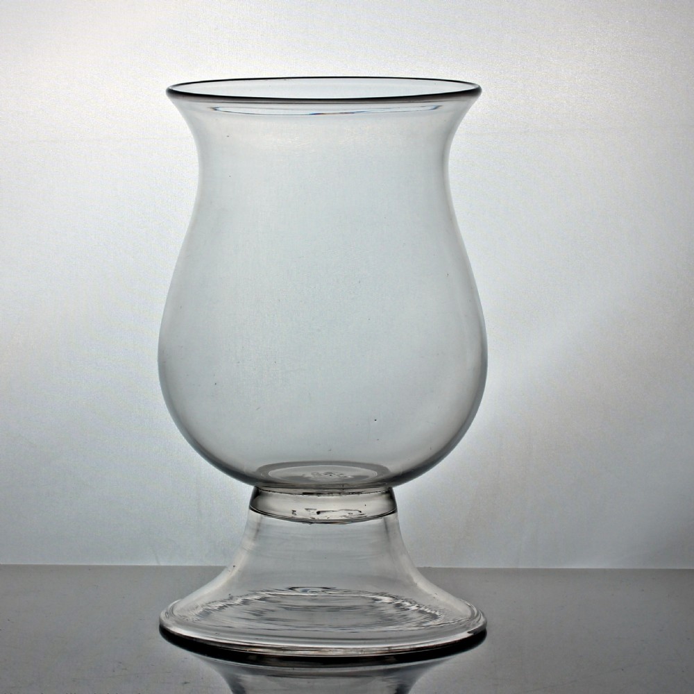 Georgian mouth-blown storm lamp or hall candlestick View II