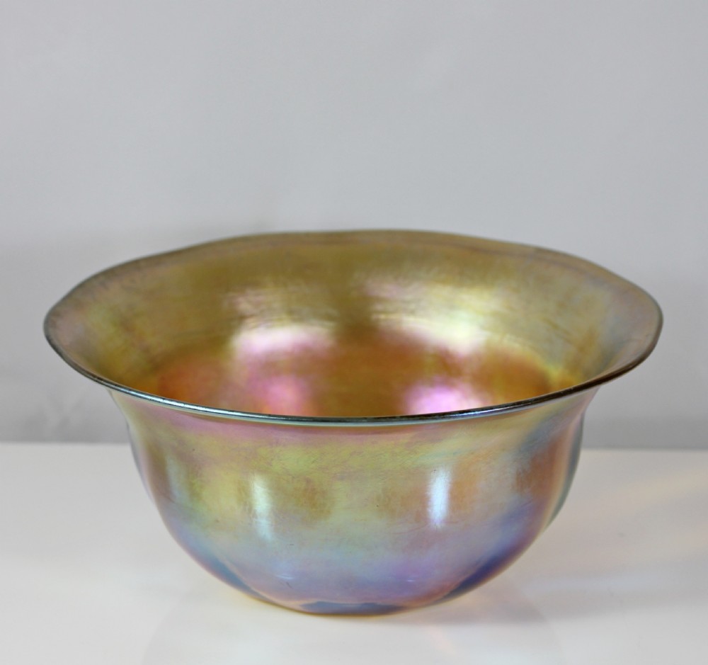 L.C. Tiffany Favrile bowl View II