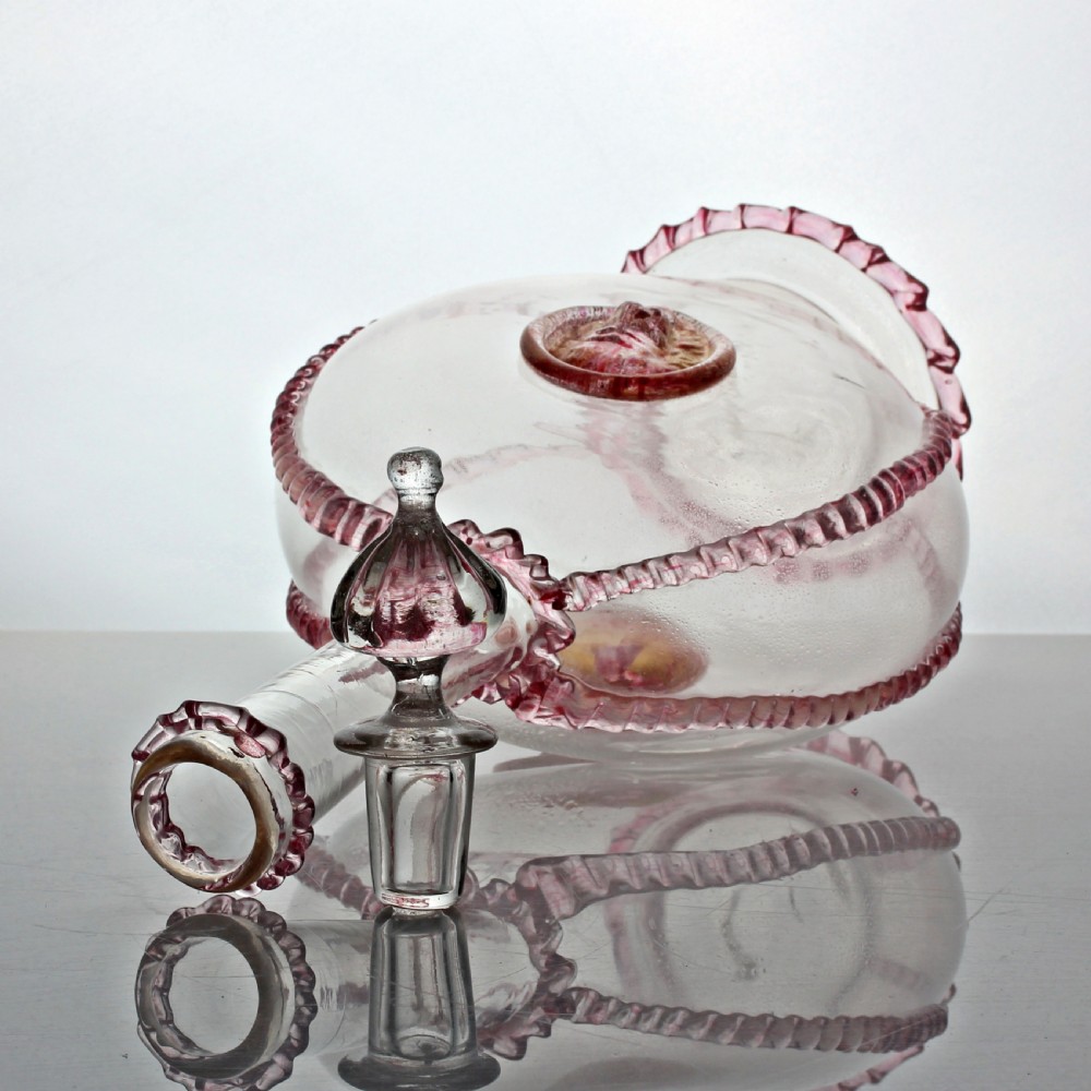 Victorian Salviati and Co. Lion Head decanter View III