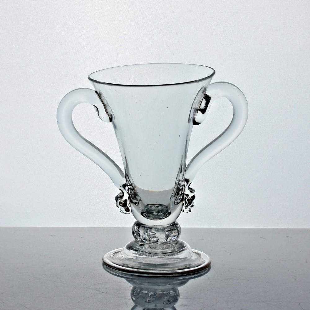 Georgian double handle jelly glass