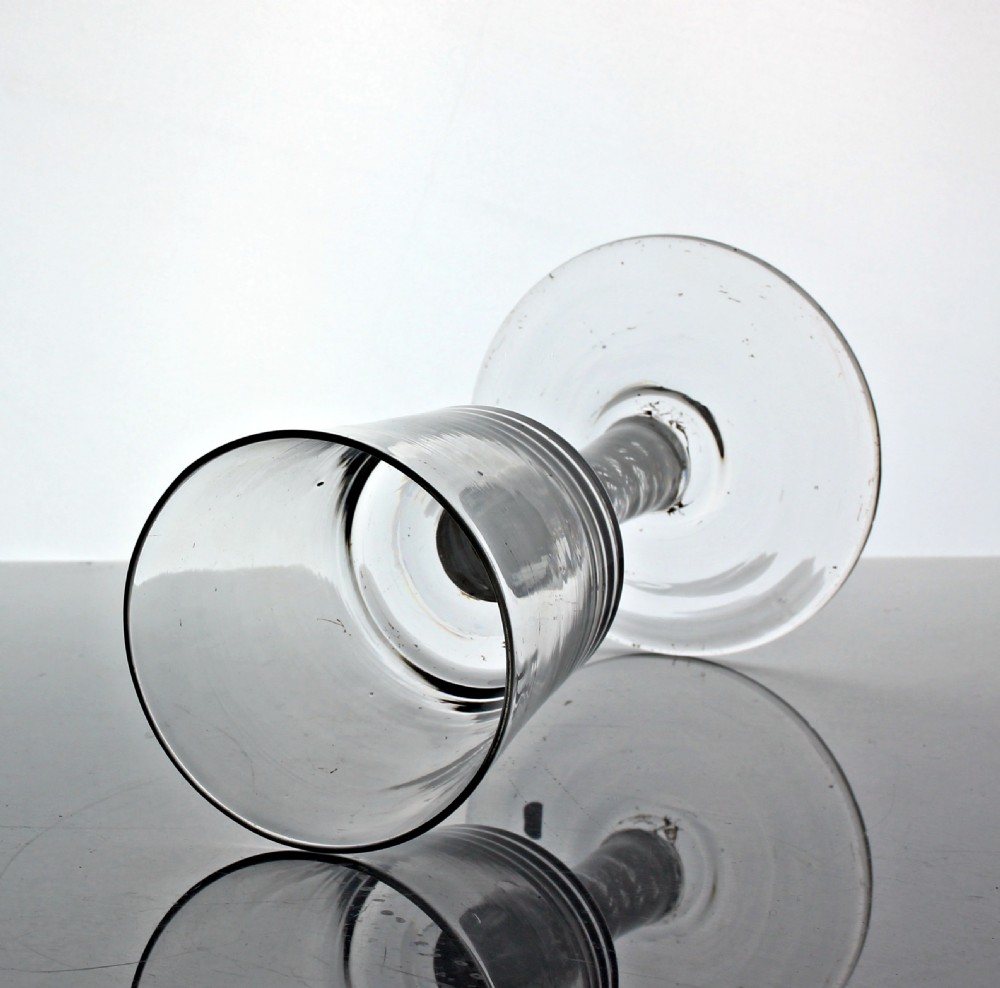 Georgian double series opaque twist wine goblet View II