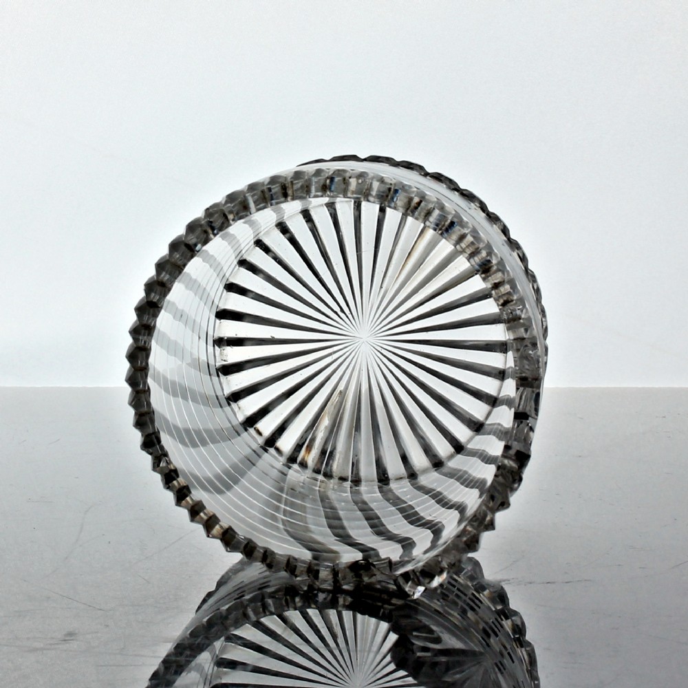 Georgian Irish prism cut glass piggin View IV