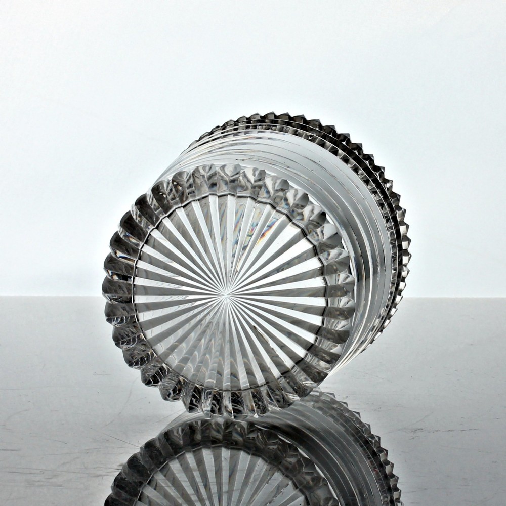 Georgian Irish prism cut glass piggin View V
