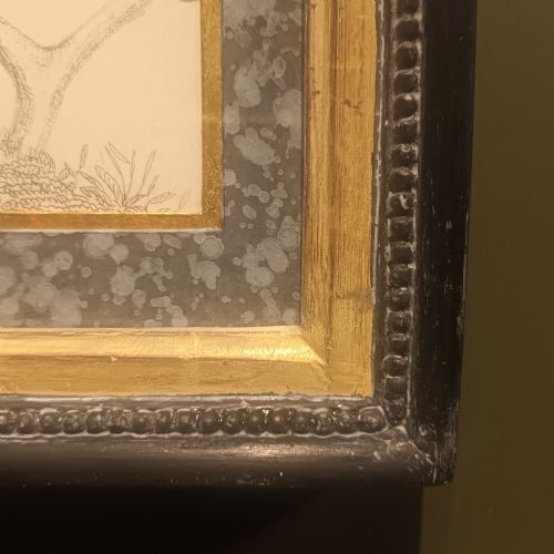 19TH CENTURY FRAMED DOG ENGRAVING PICTURES - ADDITIONAL PHOTO 8