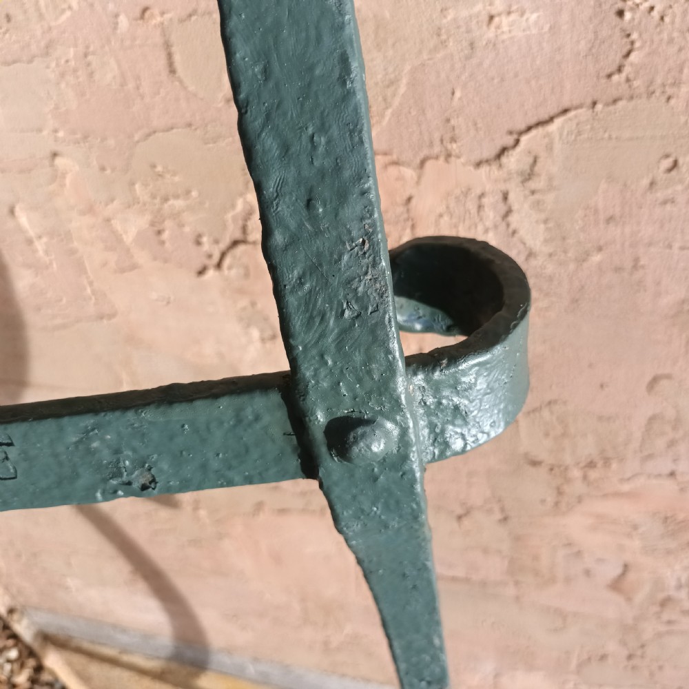 Regency Painted Iron Bench View V