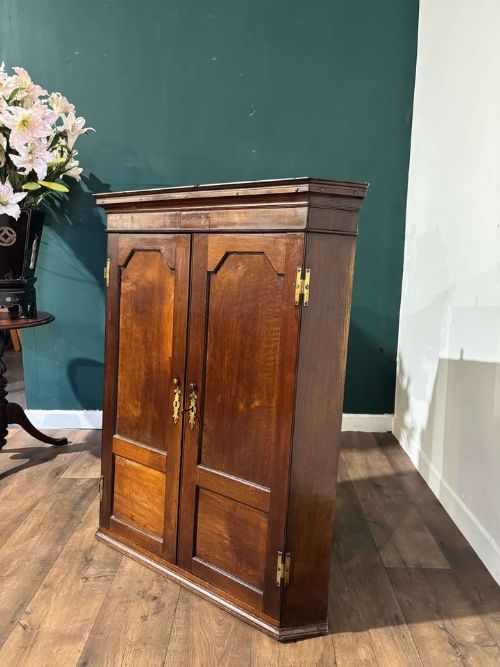 19th Century Mahogany Shelved Corner Cabinet