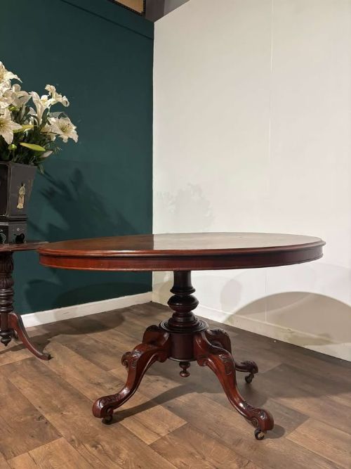Victorian Mahogany Oval Breakfast Table