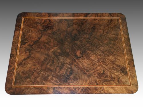 ANTIQUE VICTORIAN GILLOWS WALNUT WHATNOT WITH TULIPWOOD CROSSBANDINGS - ADDITIONAL PHOTO 3