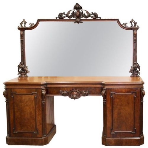Victorian Mahogany Mirrored Sideboard