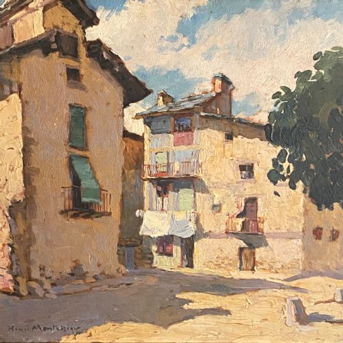 fig 3. Oil Painting by Henri Montassier (1880-1946)
