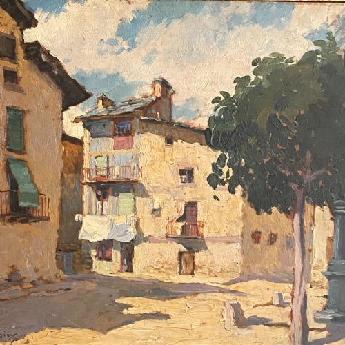 fig 4. Oil Painting by Henri Montassier (1880-1946)