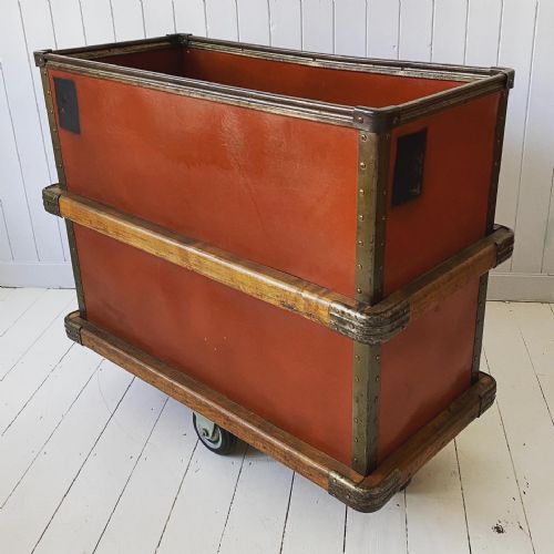 Vintage Hotel Linen Trolley
